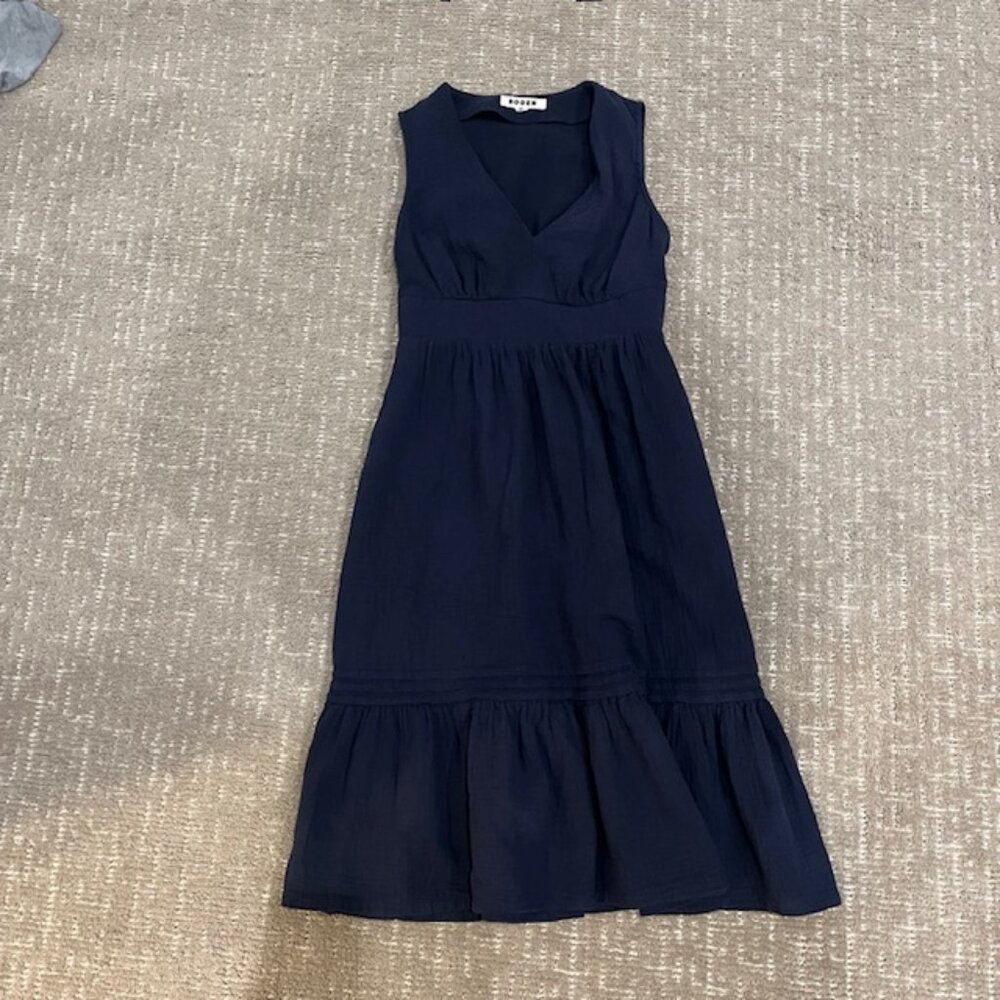 Boden - eve double cloth midi dress - ALTERED!